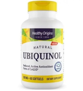 Healthy Origins HEALTHY ORIGINS Natural Ubiquinol - Ubichinol 100 mg (60 kaps.)