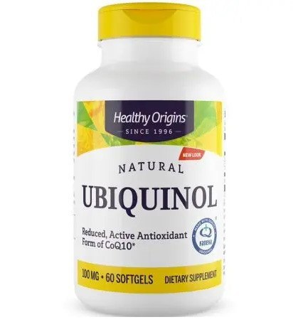 Healthy Origins HEALTHY ORIGINS Natural Ubiquinol - Ubichinol 100 mg (60 kaps.)