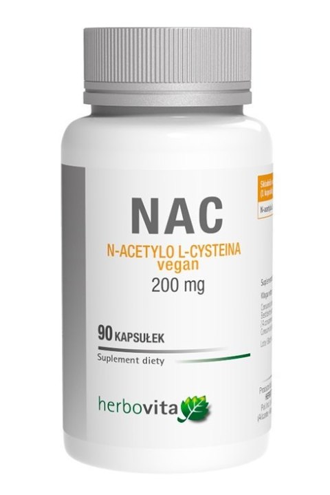 Herbovita HERBOVITA NAC N-acetylo L-cysteina (90 kaps.)