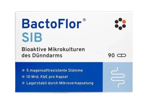 Intercell Pharma INTERCELL PHARMA BactoFlor SIB mikrobiom jelitowy (90 kaps.)