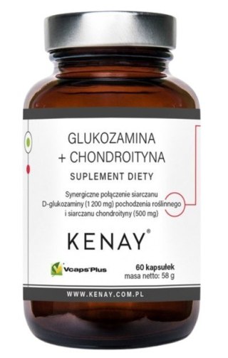 Kenay KENAY Glukozamina + Chondroityna (60 kaps.)