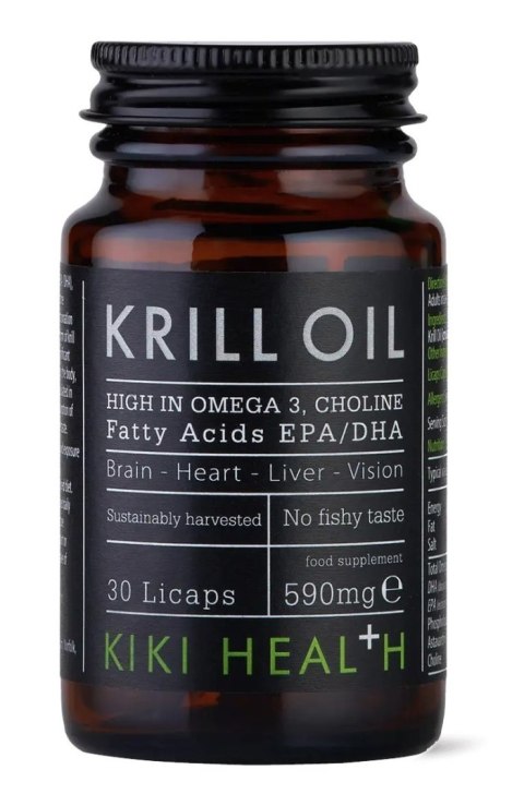 Kiki Health KIKI HEALTH Krill Oil - Olej z Kryla 590 mg (30 kaps.)