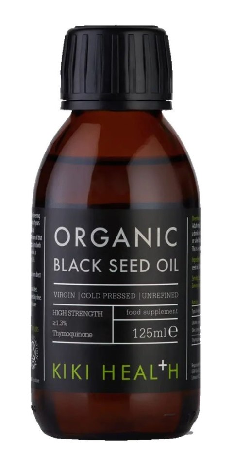 Kiki Health KIKI HEALTH Organic Black Seed Oil - Olej z czarnuszki (125 ml)