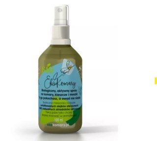 LOV ORGANIC LOV ORGANIC EkoKomary - Aktywny spray zapachowy na Komary, Kleszcze i Meszki (100 ml)