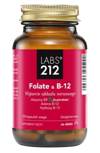 Labs212 LABS212 Folate & B-12 (120 kaps.)