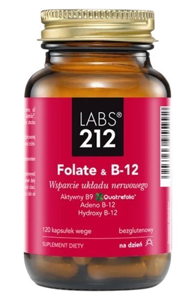 Labs212 LABS212 Folate & B-12 (120 kaps.)