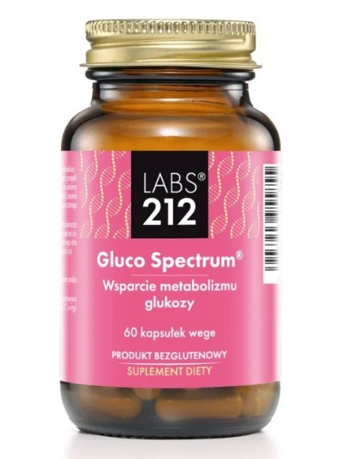 Labs212 LABS212 Gluco Spectrum - Wsparcie metabolizmu glukozy (60 kaps.)