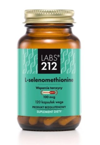 Labs212 LABS212 L-Selenomethionine Selenium SeLECT - L-selenometionina (120 kaps.)