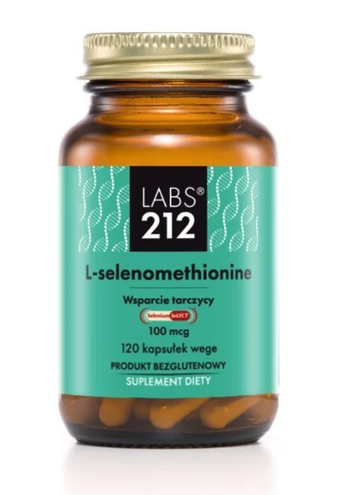 Labs212 LABS212 L-Selenomethionine Selenium SeLECT - L-selenometionina (120 kaps.)
