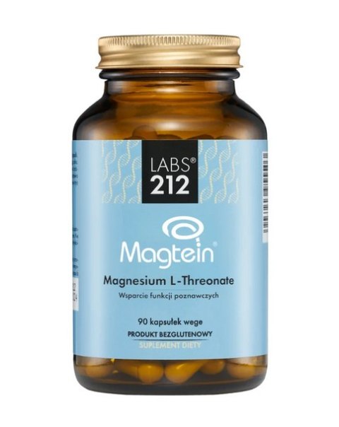 Labs212 LABS212 Magnesium L-Threonate Magtein - L-Treonian magnezu (90 kaps.)