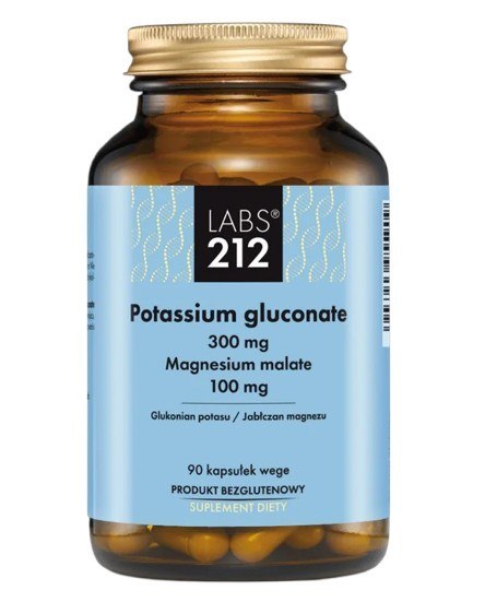 Labs212 LABS212 Potassium gluconate Magnesium malate (90 kaps.)
