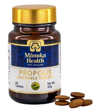 Manuka Health MANUKA HEALTH Propolis w tabletkach do żucia (60 tabl.)