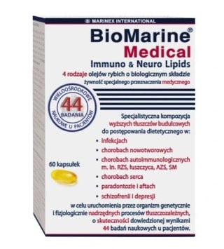 Marinex MARINEX BioMarine Medical Immuno & Neuro Lipids (60 kaps.)