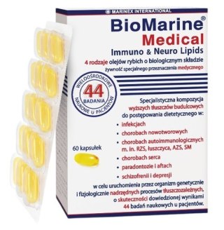 Marinex MARINEX BioMarine Medical Immuno & Neuro Lipids (60 kaps.)
