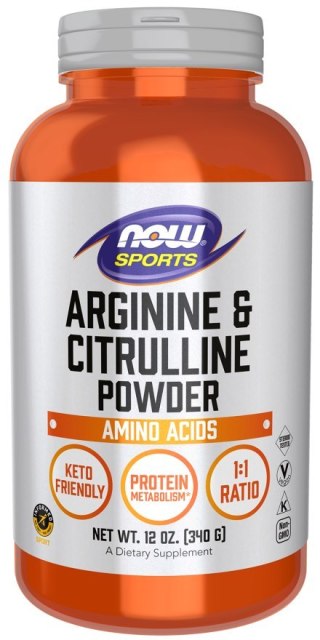 NOW Foods NOW FOODS L-Arginina i L-Cytrulina (340 g)