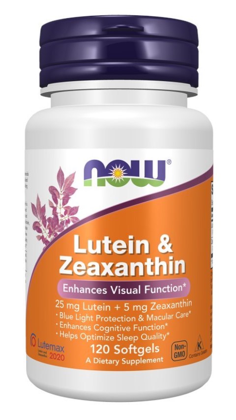 NOW Foods NOW FOODS Luteina 25 mg i Zeaksantyna 5 mg (120 kaps.)