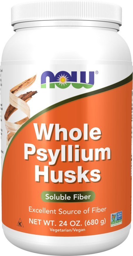 NOW Foods NOW FOODS Psyllium Husks Whole - Babka płesznik - łupina (680 g)
