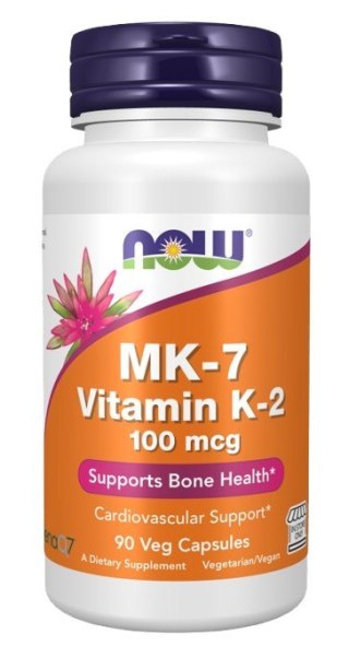 NOW Foods NOW FOODS Witamina K2 MK7 100 mcg (90 kaps.)