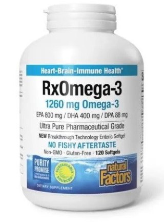 Natural Factors NATURAL FACTORS RxOmega-3 (120 kaps.)
