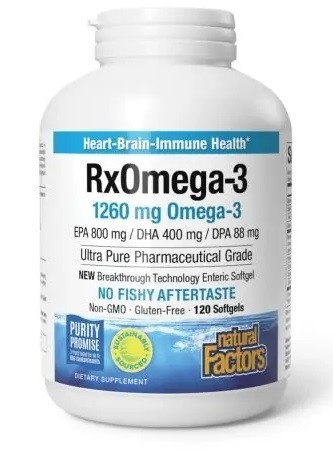 Natural Factors NATURAL FACTORS RxOmega-3 (120 kaps.)