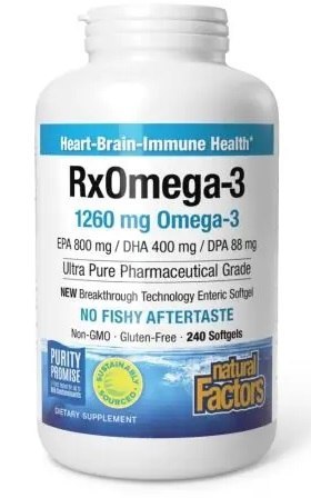 Natural Factors NATURAL FACTORS RxOmega-3 (240 kaps.)