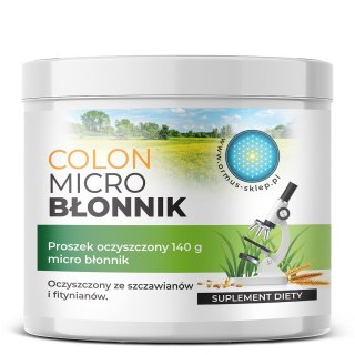 ORMUS ORMUS Colon Micro Błonnik Drobnocząsteczkowy Proszek Oczyszczony ze Szczawianów i Fitynianów (140g)