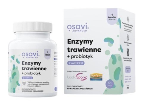 Osavi OSAVI Enzymy trawienne + probiotyk (60 kaps.)