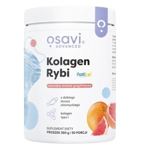 Osavi OSAVI Kolagen Rybi z Dzikiego Dorsza, Cytryna (360 g)