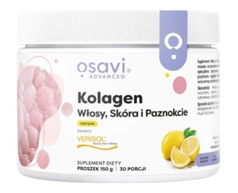 Osavi OSAVI Kolagen włosy, skóra i paznokcie, cytryna (150 g)