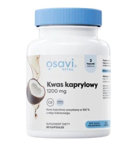 Osavi OSAVI Kwas Kaprylowy 1200 mg (60 kaps.)