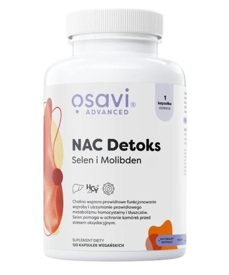 Osavi OSAVI NAC Detoks, Selen i Molibden (120 kaps.)
