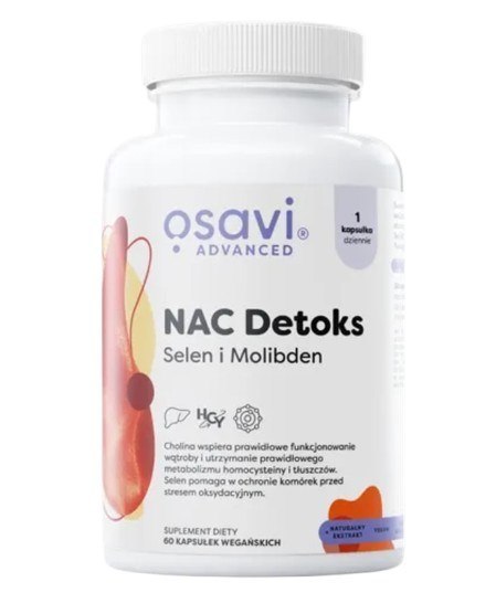 Osavi OSAVI NAC Detoks, Selen i Molibden (60 kaps.)