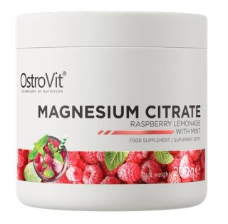 OstroVit OSTROVIT Cytrynian magnezu - lemoniada malinowa z miętą (200 g)