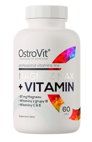 OstroVit OSTROVIT Magnez Max + Vitamin (60 tabl.)