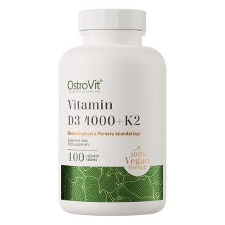 OstroVit OSTROVIT Witamina D3 4000 IU + K2 VEGE (100 tabl.)