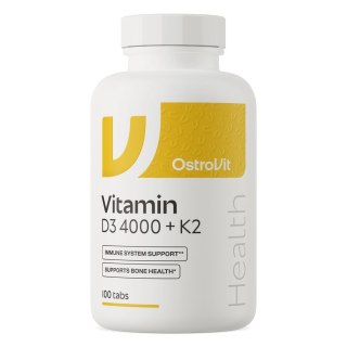 OstroVit OSTROVIT Witamina D3 4000 + K2 (100 tabl.)