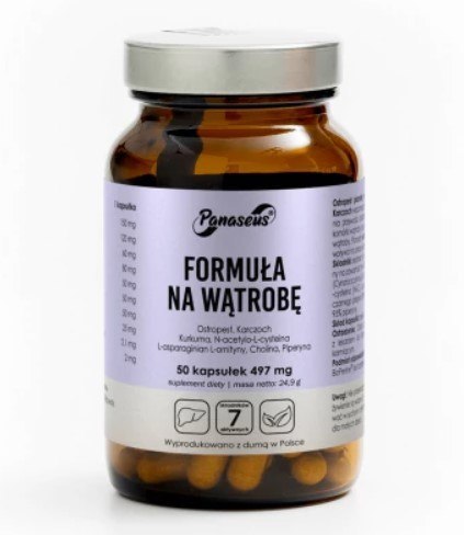 Panaseus PANASEUS Formuła Na Wątrobę (50 kaps.)