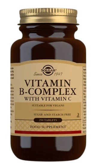 Solgar SOLGAR B-Complex with Vitamin C Stress Formula (250 tabl.)