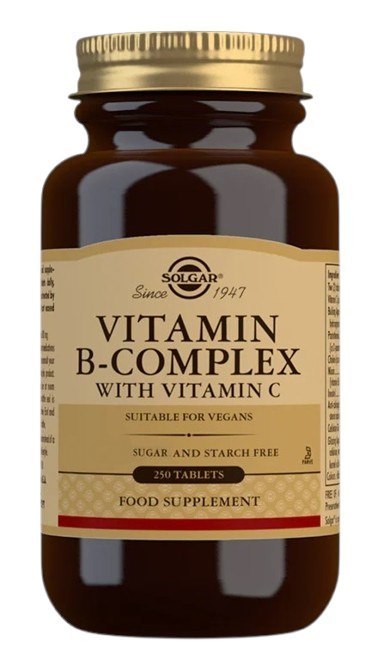 Solgar SOLGAR B-Complex with Vitamin C Stress Formula (250 tabl.)