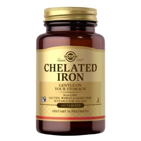 Solgar SOLGAR Chelated Iron Tablets (100 tabl.)