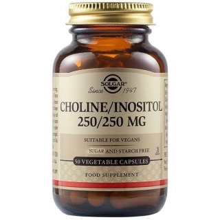 Solgar SOLGAR Cholina/Inositol 250 mg (50 kaps.)