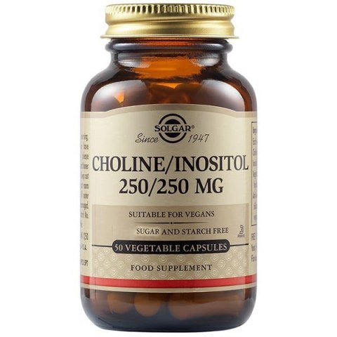 Solgar SOLGAR Cholina/Inositol 250 mg (50 kaps.)