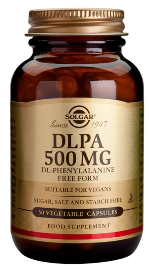 Solgar SOLGAR DLPA (Fenyloalanina) 500 mg (50 kaps.)