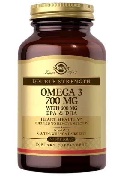 Solgar SOLGAR Double Strength Omega-3 (60 kaps.)