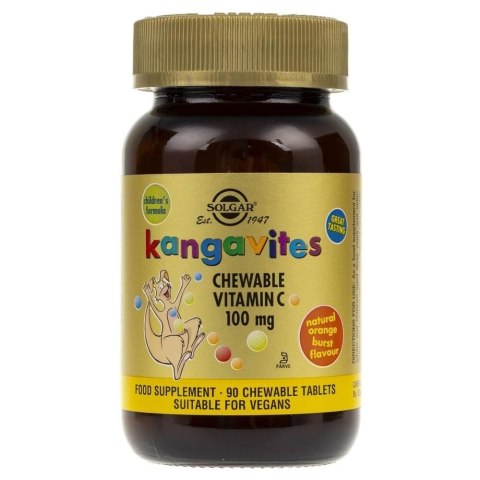 Solgar SOLGAR Kangavites Chewable Vitamin C (90 tabl.)
