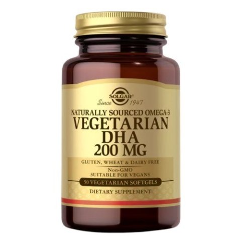 Solgar SOLGAR Omega-3 Vegetarian DHA 200 mg (50 kaps.)