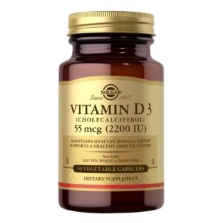 Solgar SOLGAR Vitamin D3 (Cholecalciferol) 55 mcg (2200 IU) (50 kaps.)