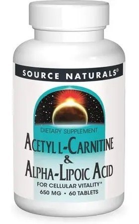 Source Naturals SOURCE NATURALS L-Carnitine & Alpha-Lipoic Acid (60 tabl.)