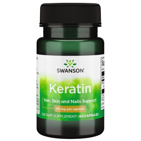 Swanson SWANSON Keratin (Keratyna) 50 mg (60 kaps.)