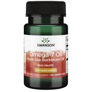 Swanson SWANSON Omega-7 Oil From Sea Buckthorn Oil (30 kaps.)